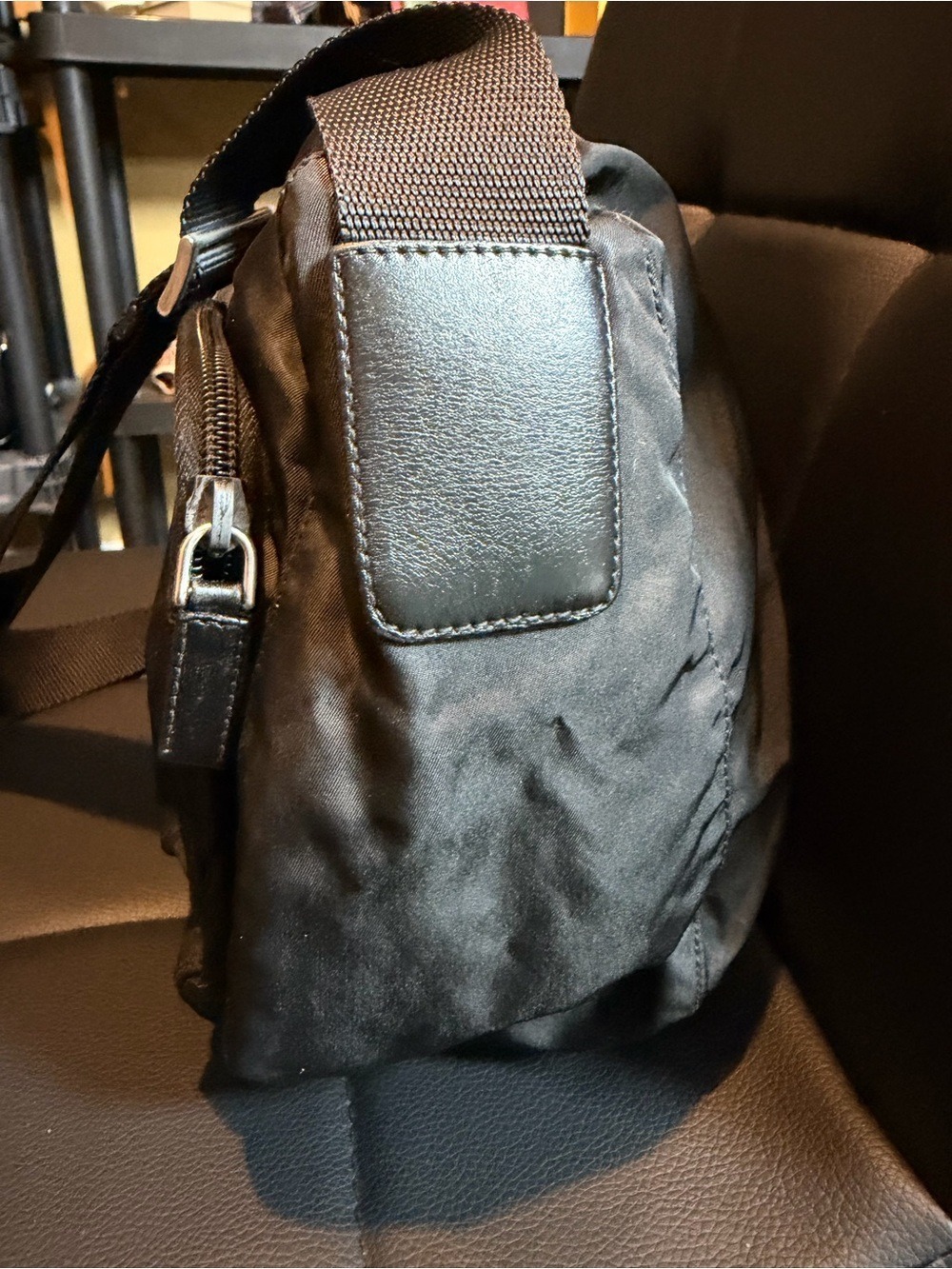 Prada Tessuto Double Pocket Messenger Bag - Picture 3 of 10